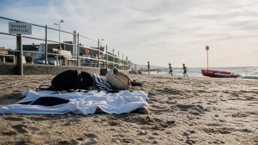 Ville de caen plage : Ouistreham Riva-Bella, baignade surveillée