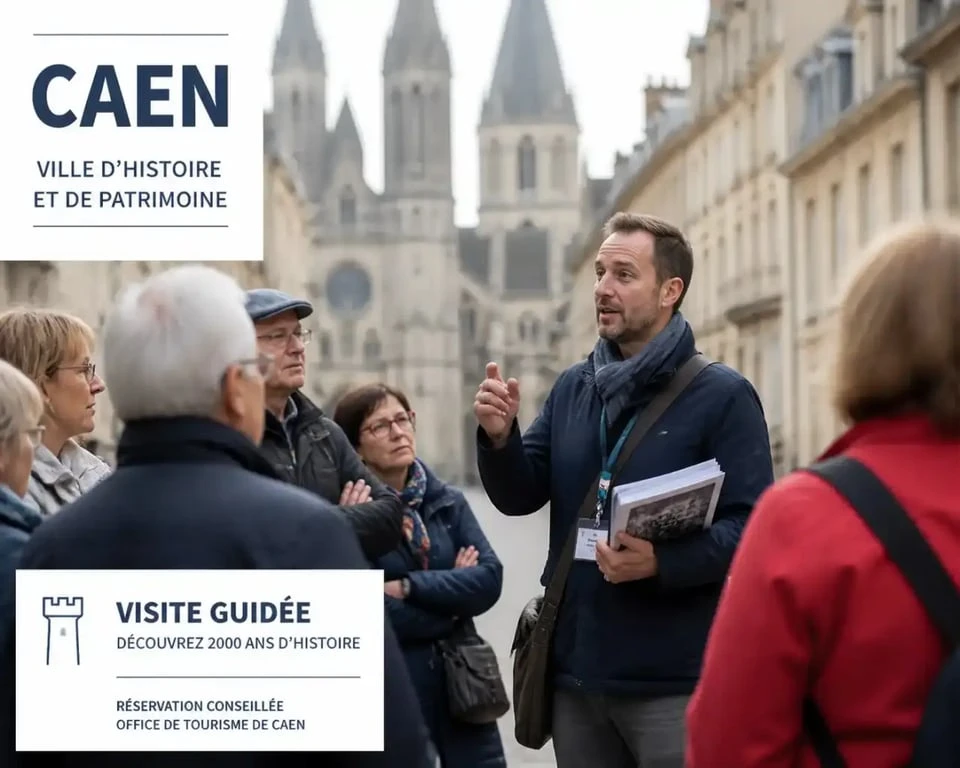 Visite guidée historique à Caen, une activité phare de la réservation Caen la mer Tourisme