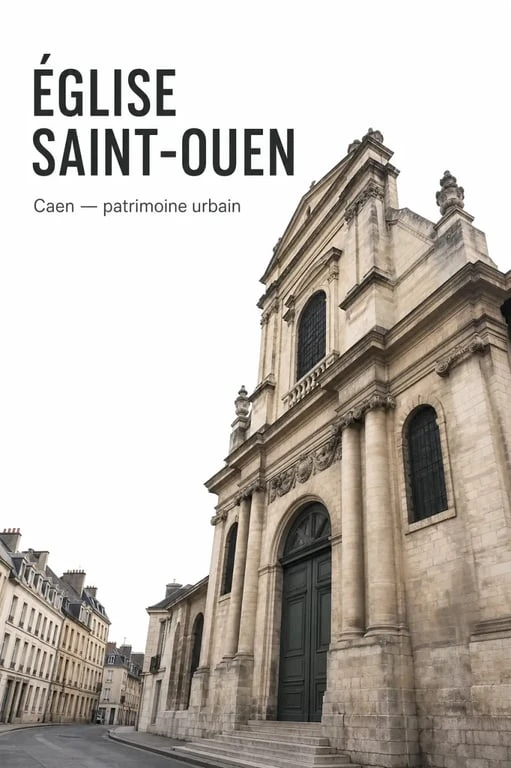 Église Saint-Ouen dans le quartier Saint-Ouen Caen