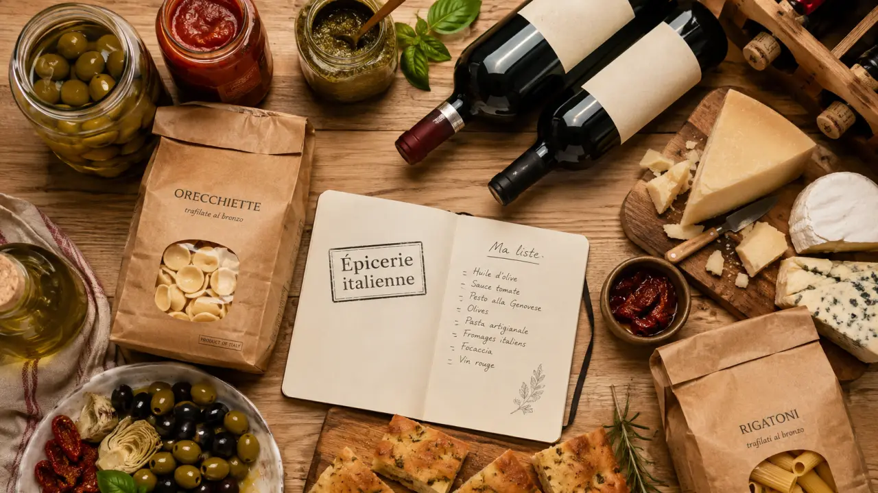 Épicerie italienne à Caen : pasta, antipasti et cave à vins