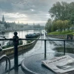 Vivre à Caen : promenade près de l’Orne et mer lointaine, ville à taille humaine