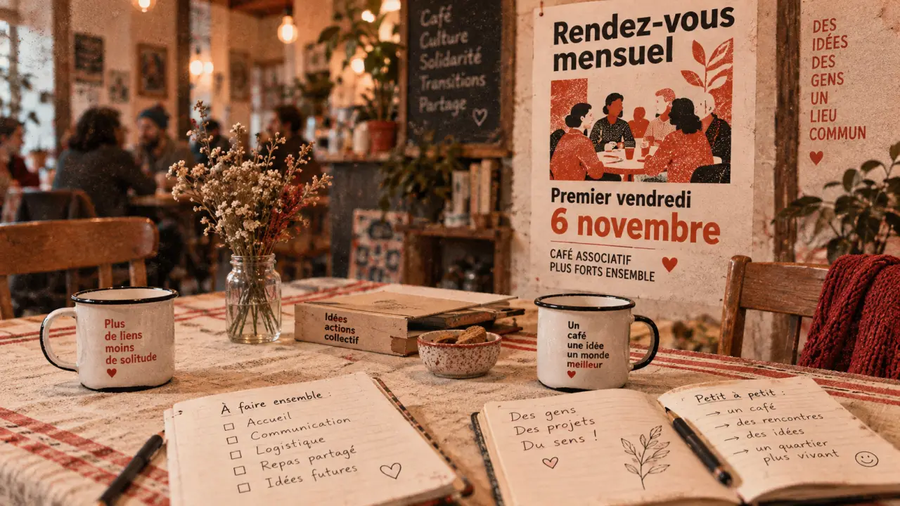 À Caen, le café associatif L’Oasis prépare un rendez-vous mensuel