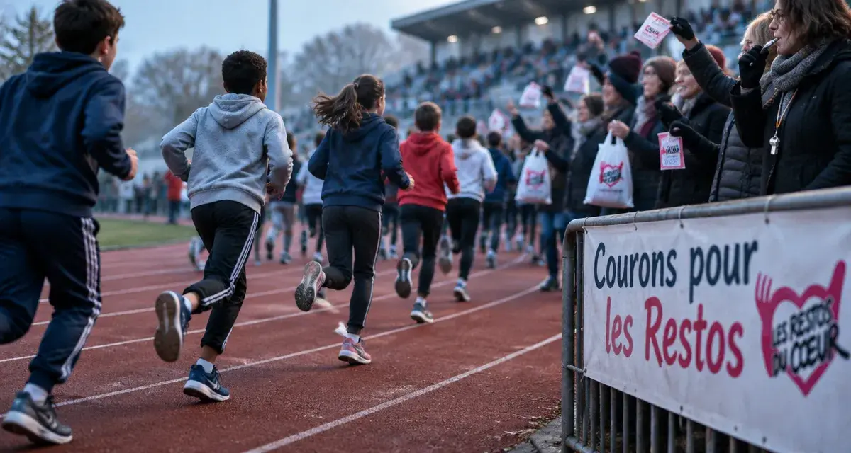 À Caen, près de 700 élèves courent pour les Restos du cœur