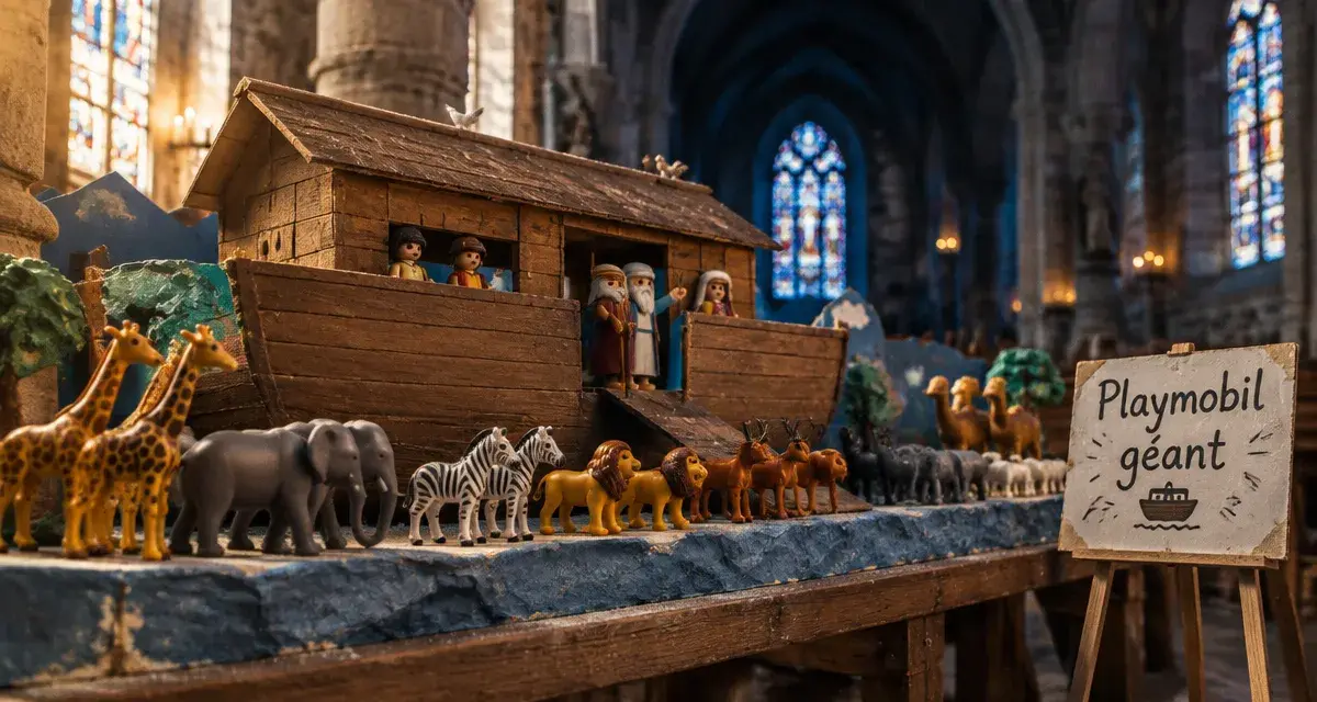 Une exposition Playmobil géante s'installe dans l'église de Neuilly-le-Malherbe