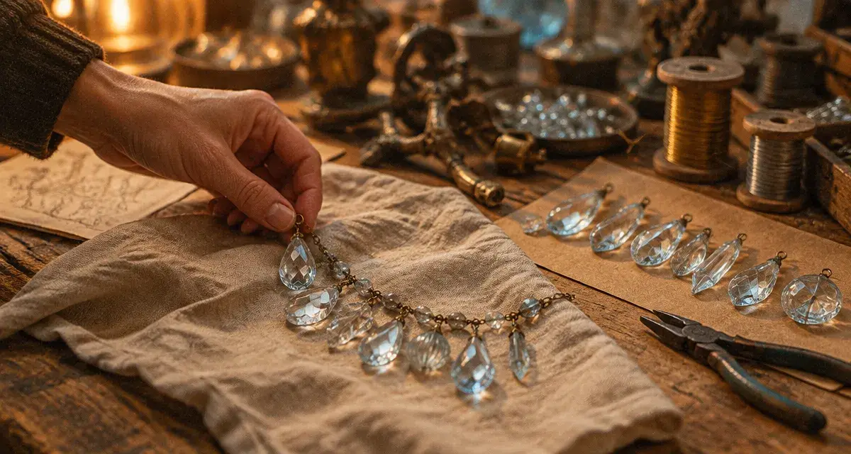 À Maizet, Sandhra Victor transforme les pampilles en bijoux