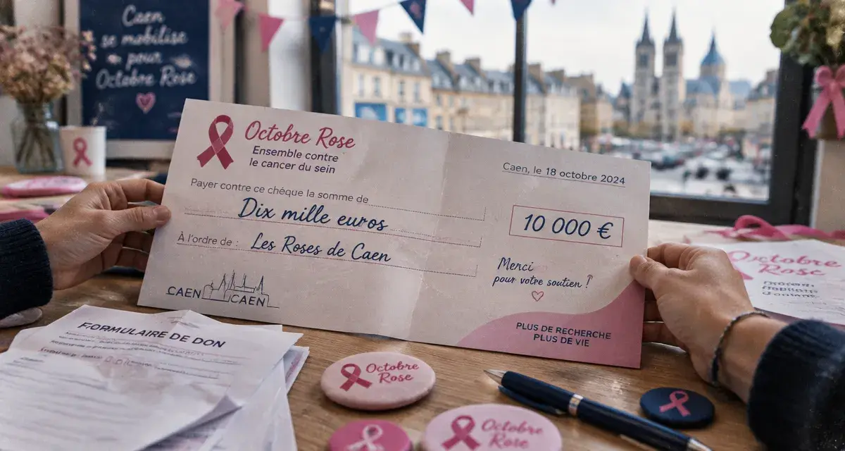 La Rochambelle verse 90 000 euros contre les cancers féminins à Caen
