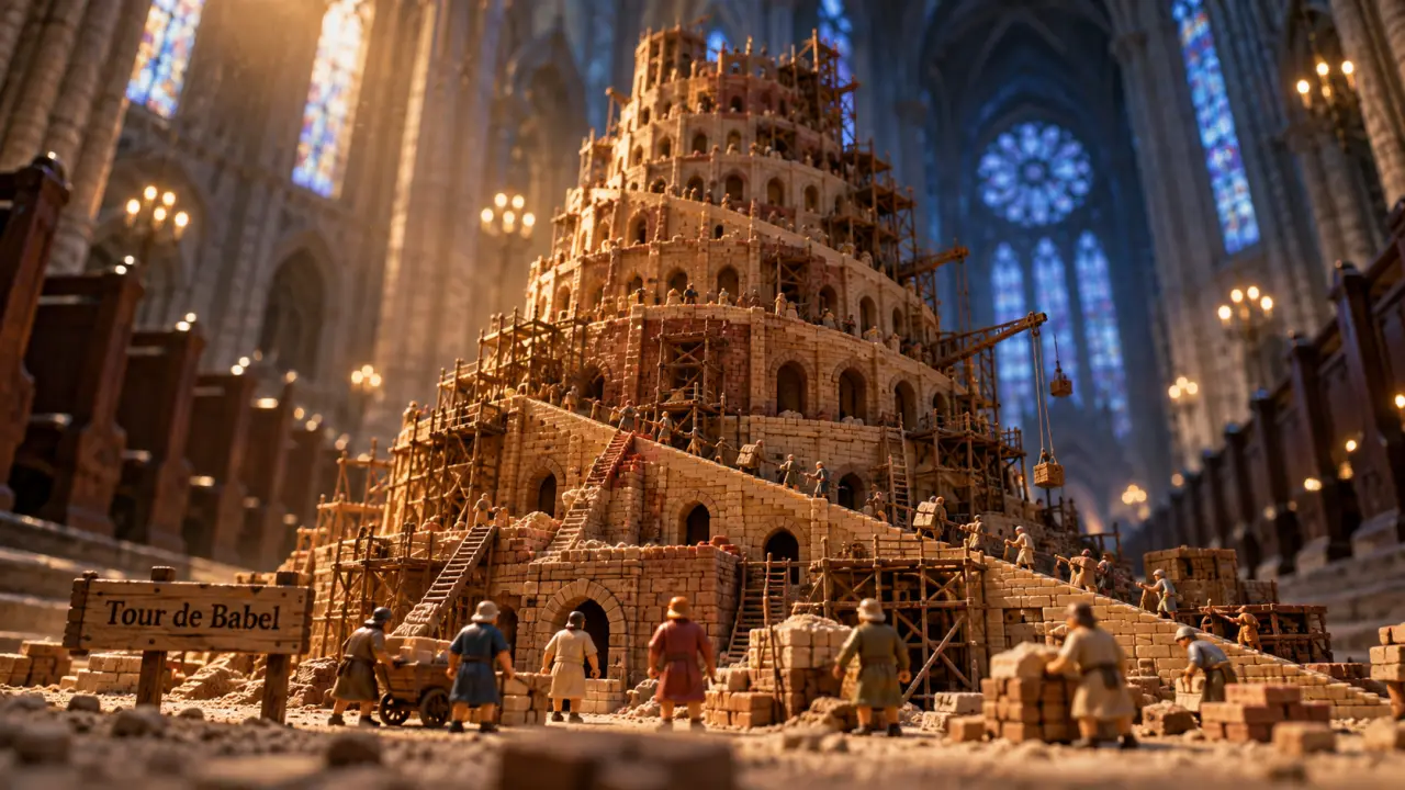 Près de Caen, Romain Gohel expose l’Ancien Testament en Playmobil