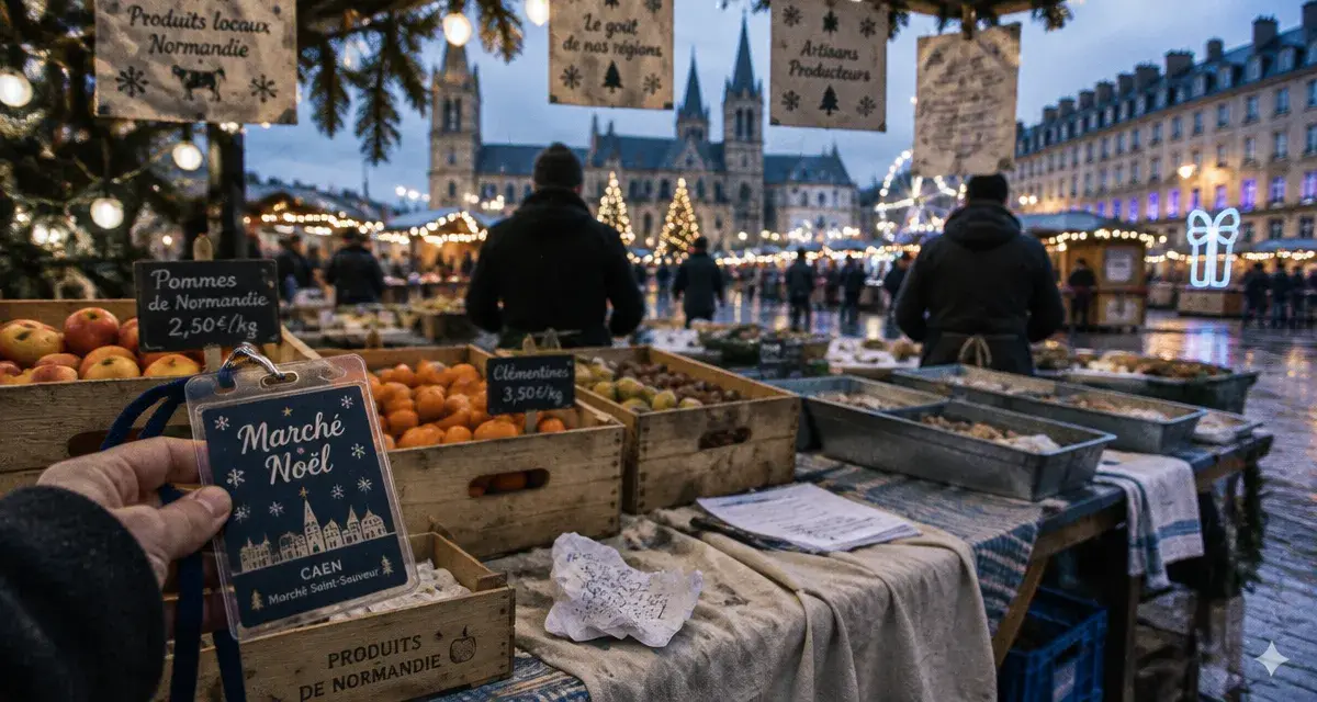 À Caen, les vendeurs du marché Saint-Sauveur inquiets avant Noël